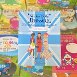 Dán hình sáng tạo trang phục búp bê (ĐT)