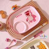 Khay sứ 2 ngăn chữ nhật Disney 24.5*18.5*3 cm