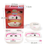 Bộ Ăn Melamin Super Wings KHAY 2 NGĂN HỒNG