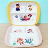 Khay Ăn Melamine Paw Patrol 3 Ngăn Chữ Nhật Thẳng