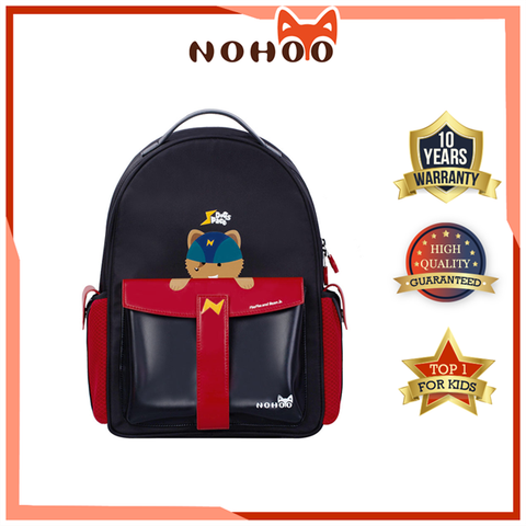 Balo Đi Học Dog Space Lớn (Đen-Đỏ ) NHZ021L-15