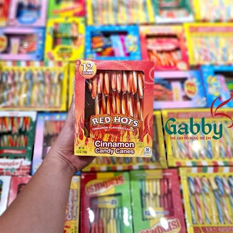 Hộp Kẹo Nến Gậy Candy Canes 12 Cây