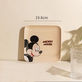 Dĩa sứ vuông Disney Donal xanh 19.8*19.8*2 cm