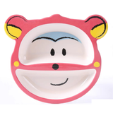 Khay Ăn Melamin Super Wings 2 NGĂN 22.3x19.8x1.9cm (Hồng và Đỏ)