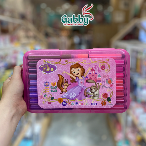 Bút Lông Màu 2 Đầu Disney - Con Dấu