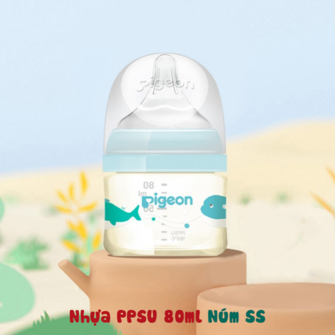 Bình PIGEON Soft Touch NĐ Trung PPSU 1+