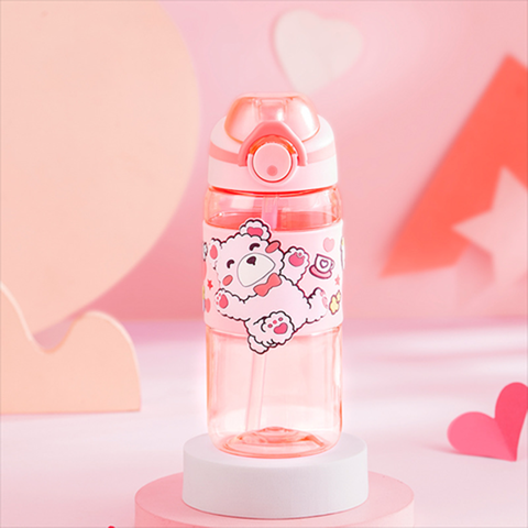 Bình nước có ống hút 450ml