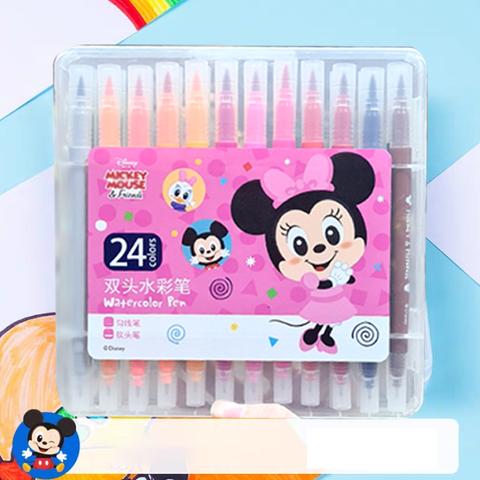 Bút Lông Màu 2 Đầu Disney - Con Dấu
