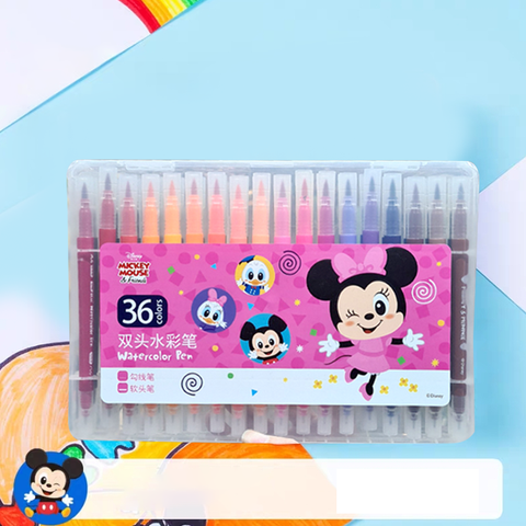 Bút Lông Màu 2 Đầu Disney - Con Dấu