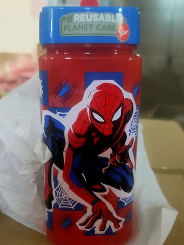 BÌNH NƯỚC DISNEY DÁNG THỂ THAO ỐNG HÚT 510ML