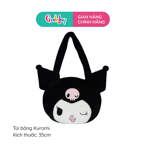 Túi bông Kuromi đen