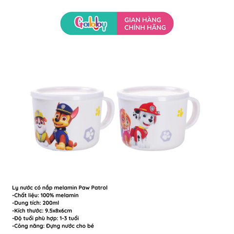 Ly Nước Melamin Paw Patrol 440ML