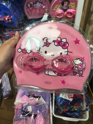 Bộ kính và nón bơi