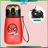 Bình Nước Disney Ống Hút 460ml - Spider Man A2