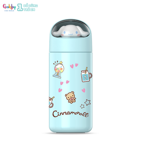 BÌNH GIỮ NHIỆT SANRIO NẮP 3D 350ml