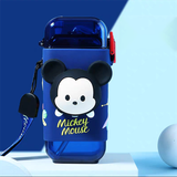 Bình Nước 280ml Nhân Vật Hoạt Hình 3D Đáng Yêu Có Dây Đeo Cho Bé (Mickey/ Minnie/ Donald/ Elsa/ Lotso/ Tigger)