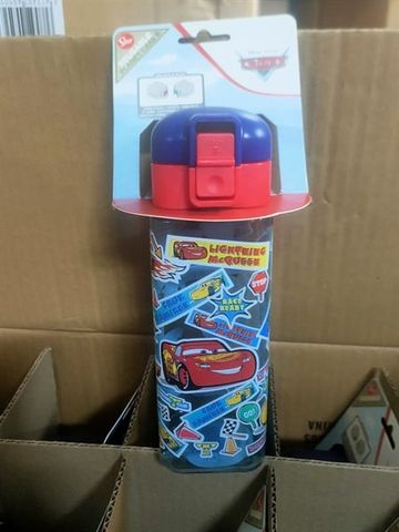 BÌNH NƯỚC DISNEY DÁNG THỂ THAO ỐNG HÚT 510ML