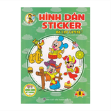 Hình Dán Sticker - Bé Tập Tô Màu