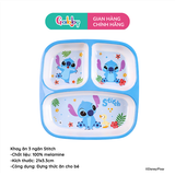 KHAY ĂN 3 NGĂN Melamin VUÔNG