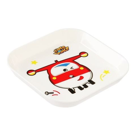 Dĩa Ăn Vuông Melamin Super Wings