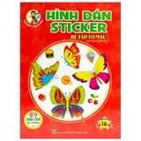 Hình Dán Sticker - Bé Tập Tô Màu