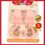 Móc treo xe đẩy Rotate - Hồng
