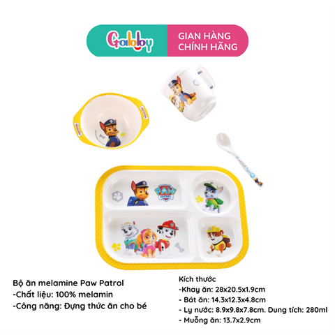 Bộ ăn Paw Patrol