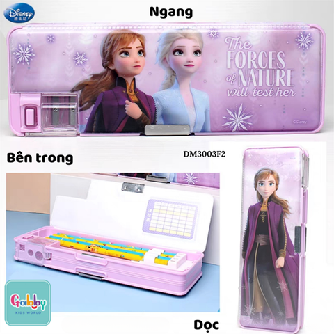 Hộp bút nam châm 2 ngăn + gọt chì