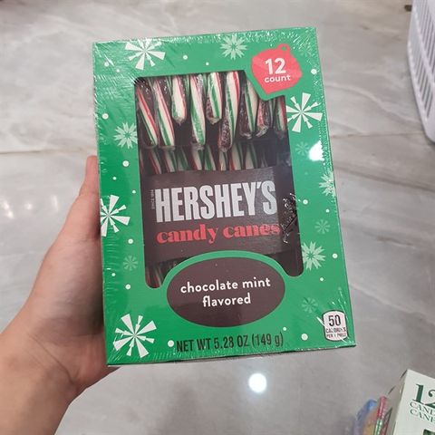 Hộp Kẹo Nến Gậy Candy Canes 12 Cây