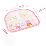 Khay Ăn Melamin 3 Ngăn