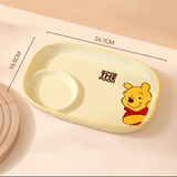 Khay sứ 2 ngăn chữ nhật Disney 24.5*18.5*3 cm