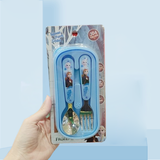 Muỗng nĩa + hộp Disney nhỏ