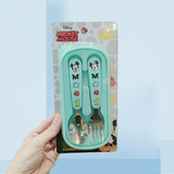 Muỗng nĩa + hộp Disney nhỏ
