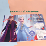 Set 16 Giấy Note + Tô Màu DISNEY