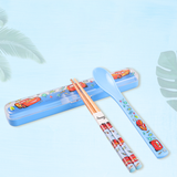 Set Đũa Muỗng Gỗ/PP DISNEY Kèm Hộp