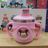 Ly Giữ Nhiệt Ống Hút Quai Cầm Disney 260ml