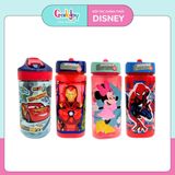 BÌNH NƯỚC DISNEY DÁNG THỂ THAO ỐNG HÚT 510ML