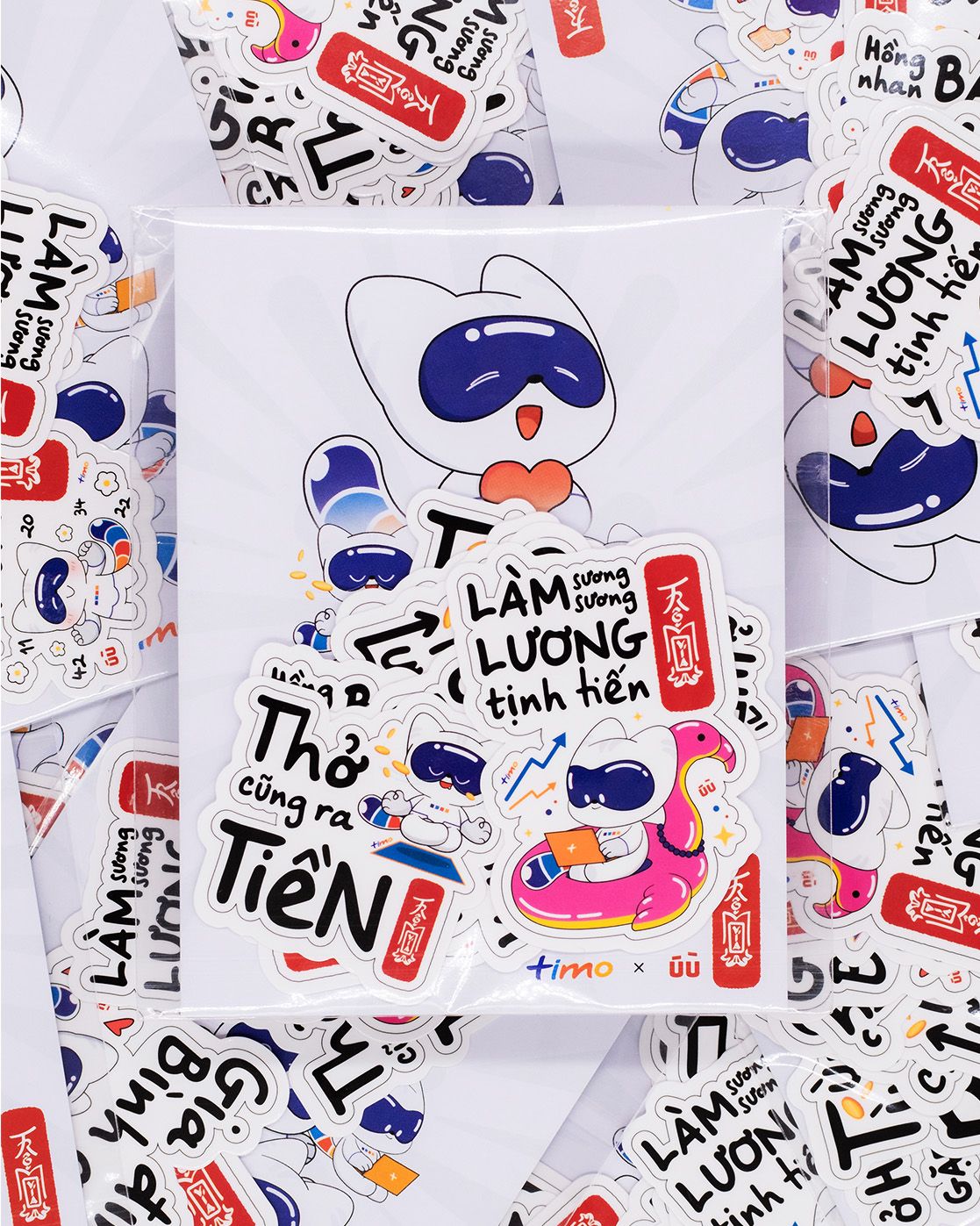  Bộ Sticker - Trộm vía (8 nhãn dán) 
