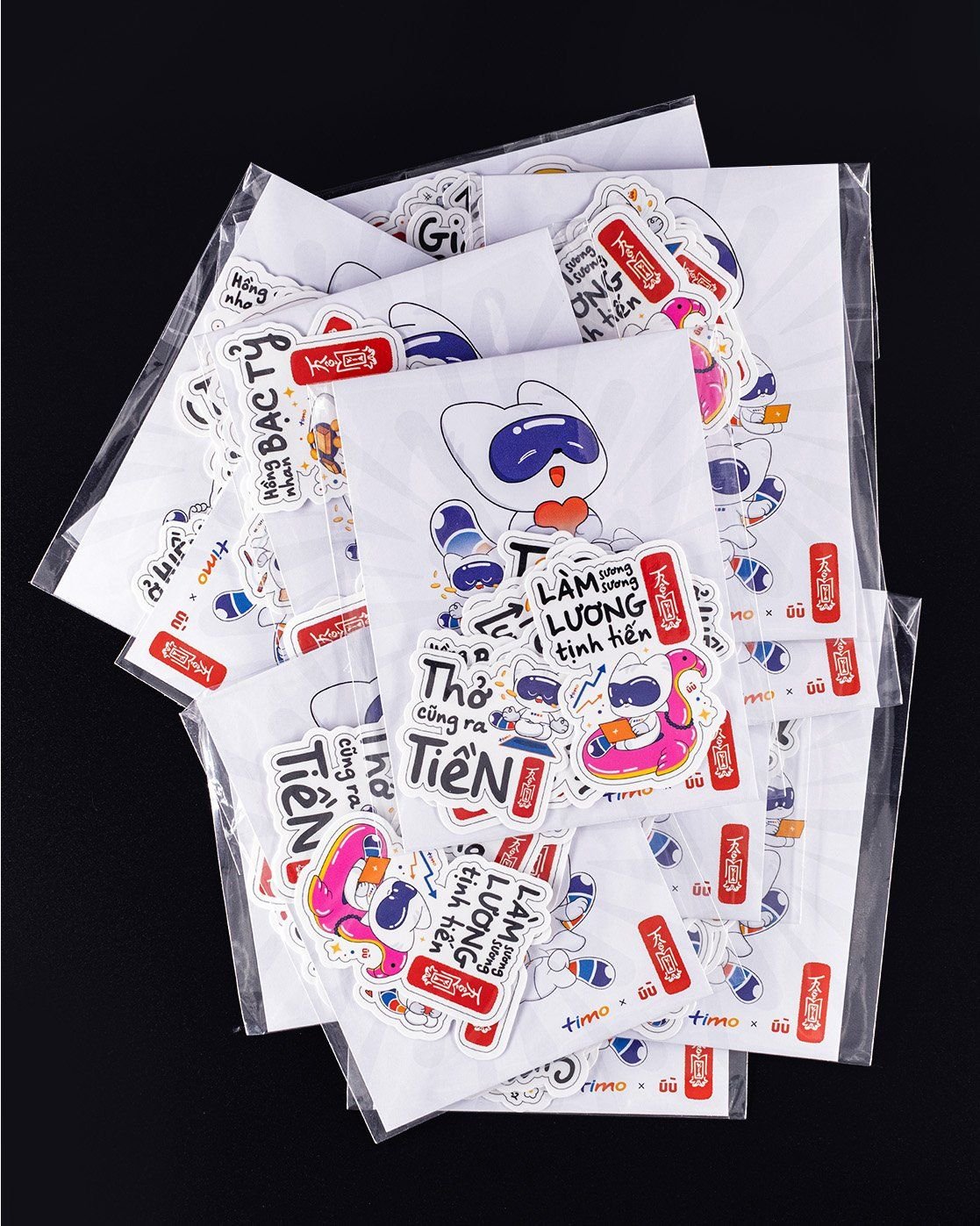  Bộ Sticker - Trộm vía (8 nhãn dán) 