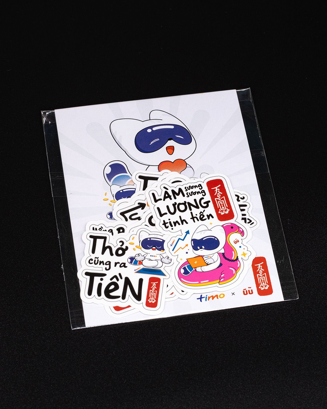  Bộ Sticker - Trộm vía (8 nhãn dán) 