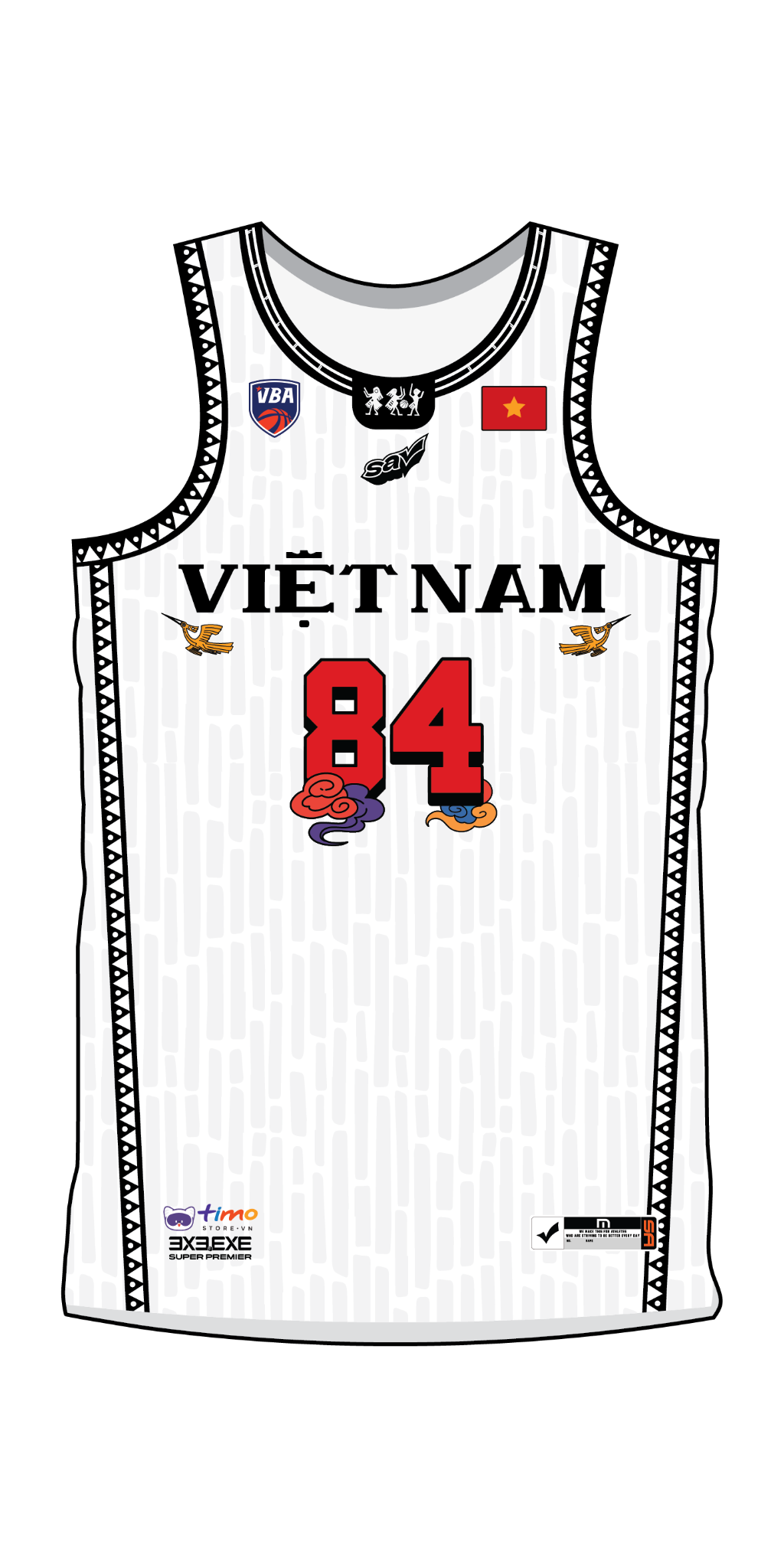  3x3.EXE SUPER PREMIER 2025 VIET NAM | Fan Jersey "Tinh khôi Việt Nam" 