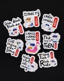  Bộ Sticker - Trộm vía (8 nhãn dán) 