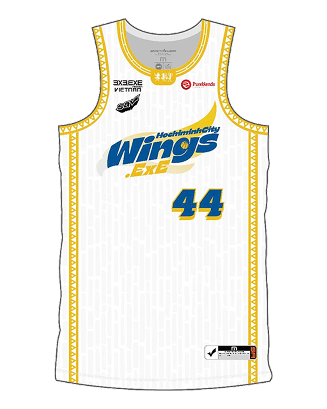  3x3.EXE PREMIER 2025 | Hochiminh City Wings Fan Jersey White 