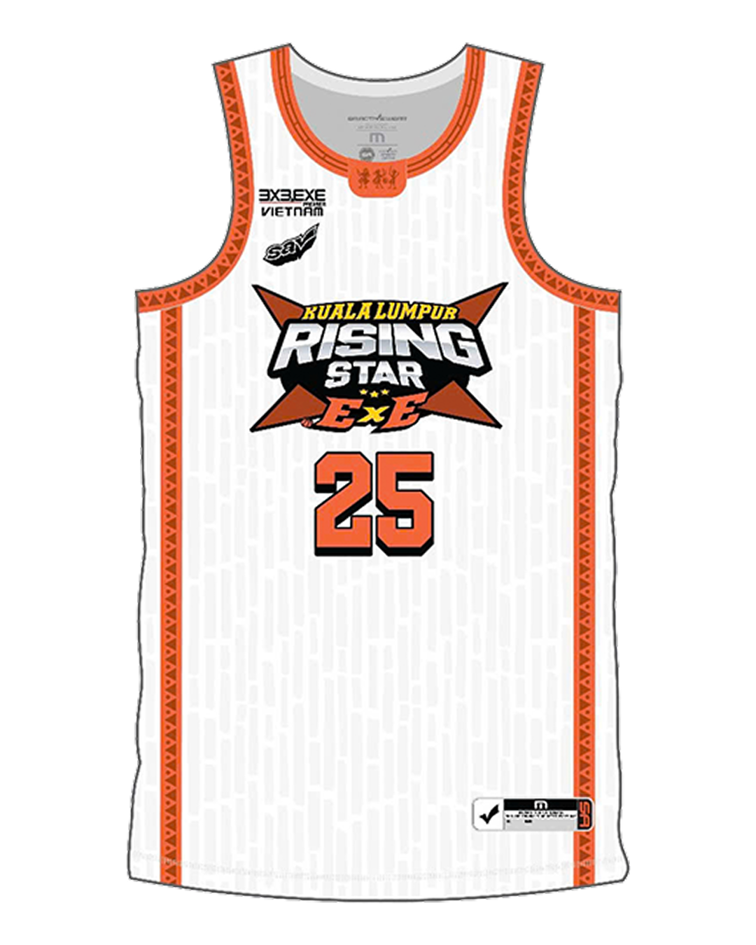  3x3.EXE PREMIER 2025 | Kuala Lumpur Rising Star Fan Jersey White 