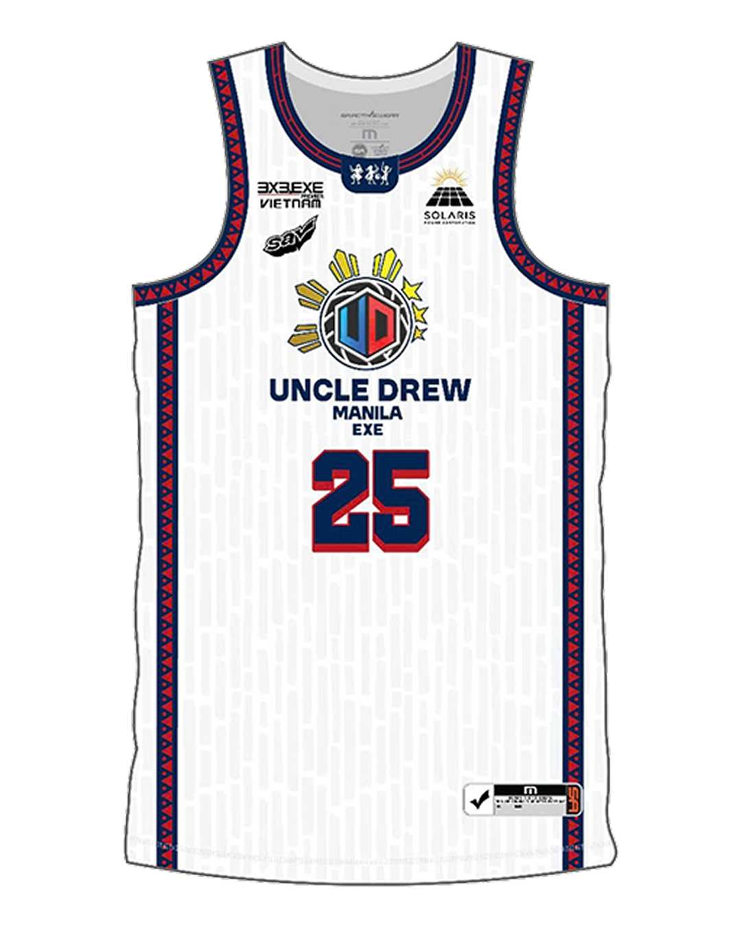 3x3.EXE PREMIER 2025 | Uncle Drew Fan Jersey White 