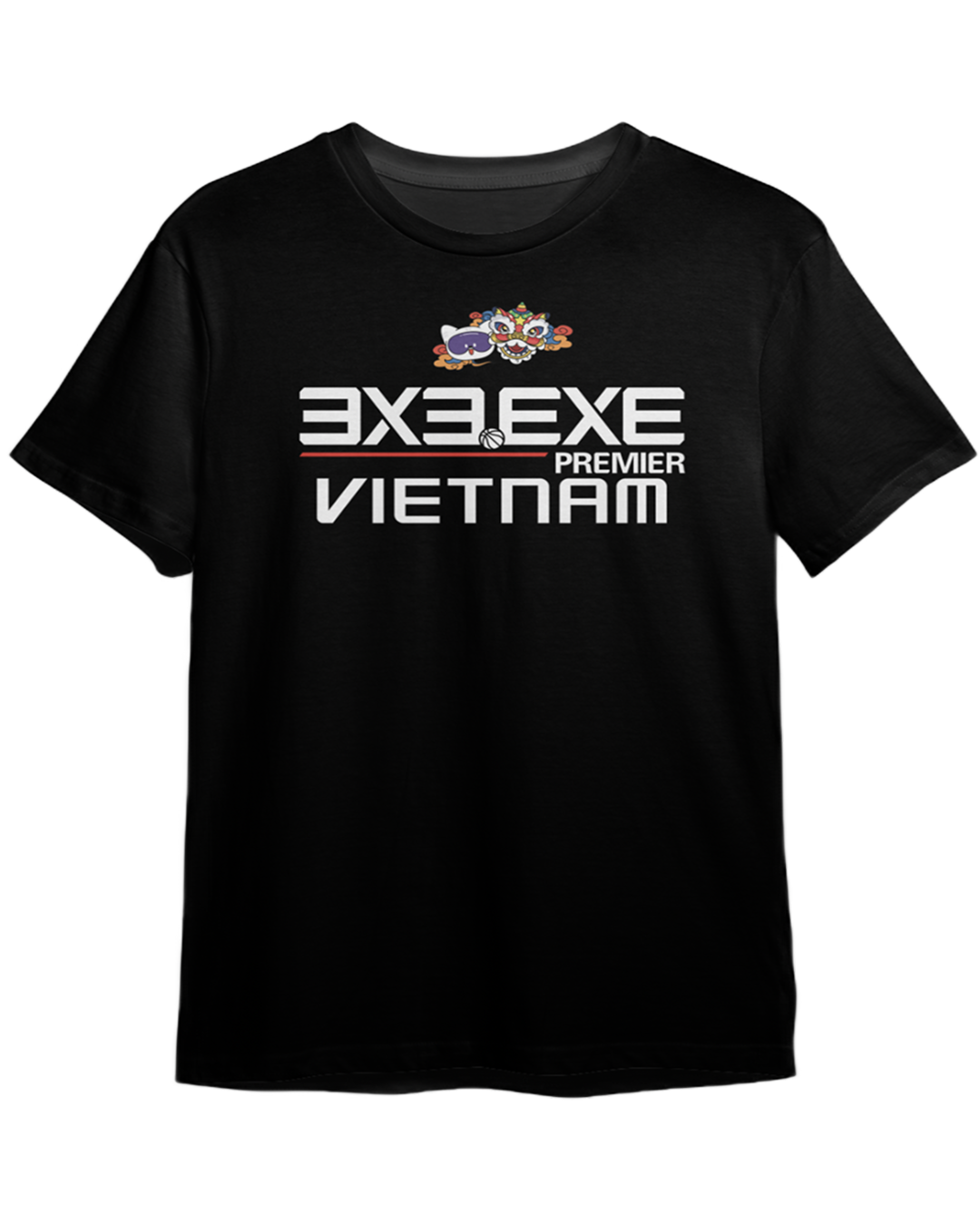  Áo thun đen 3X3.EXE PREMIER 2025 