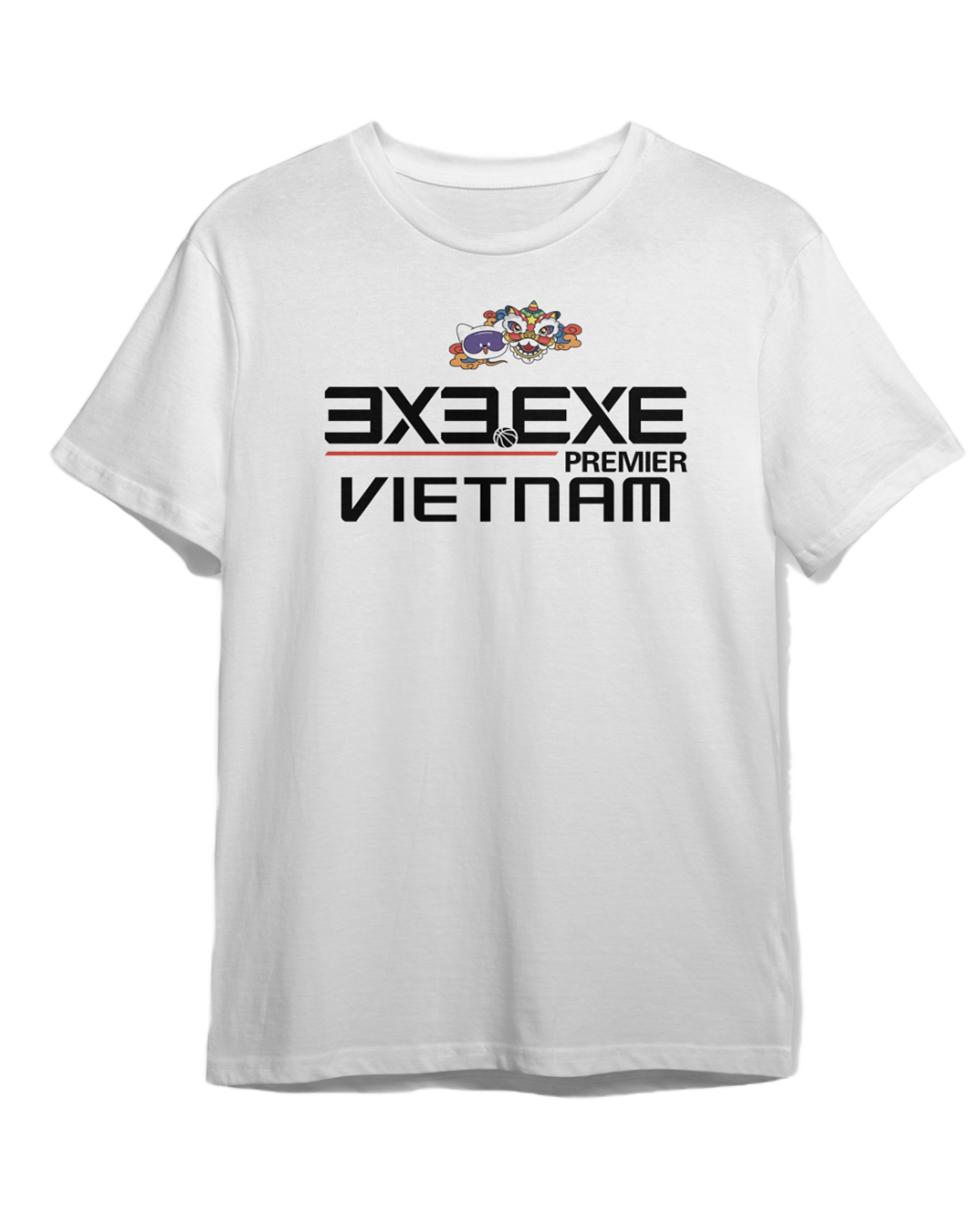  Áo thun trắng 3X3.EXE PREMIER 2025 