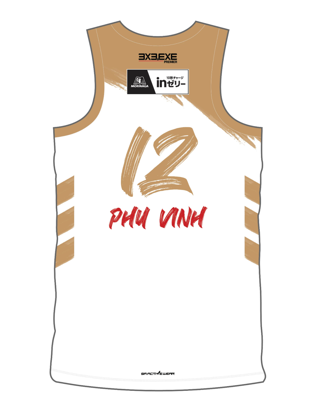  3x3.EXE PREMIER 2025 | Saigon Heat Fan Jersey White 