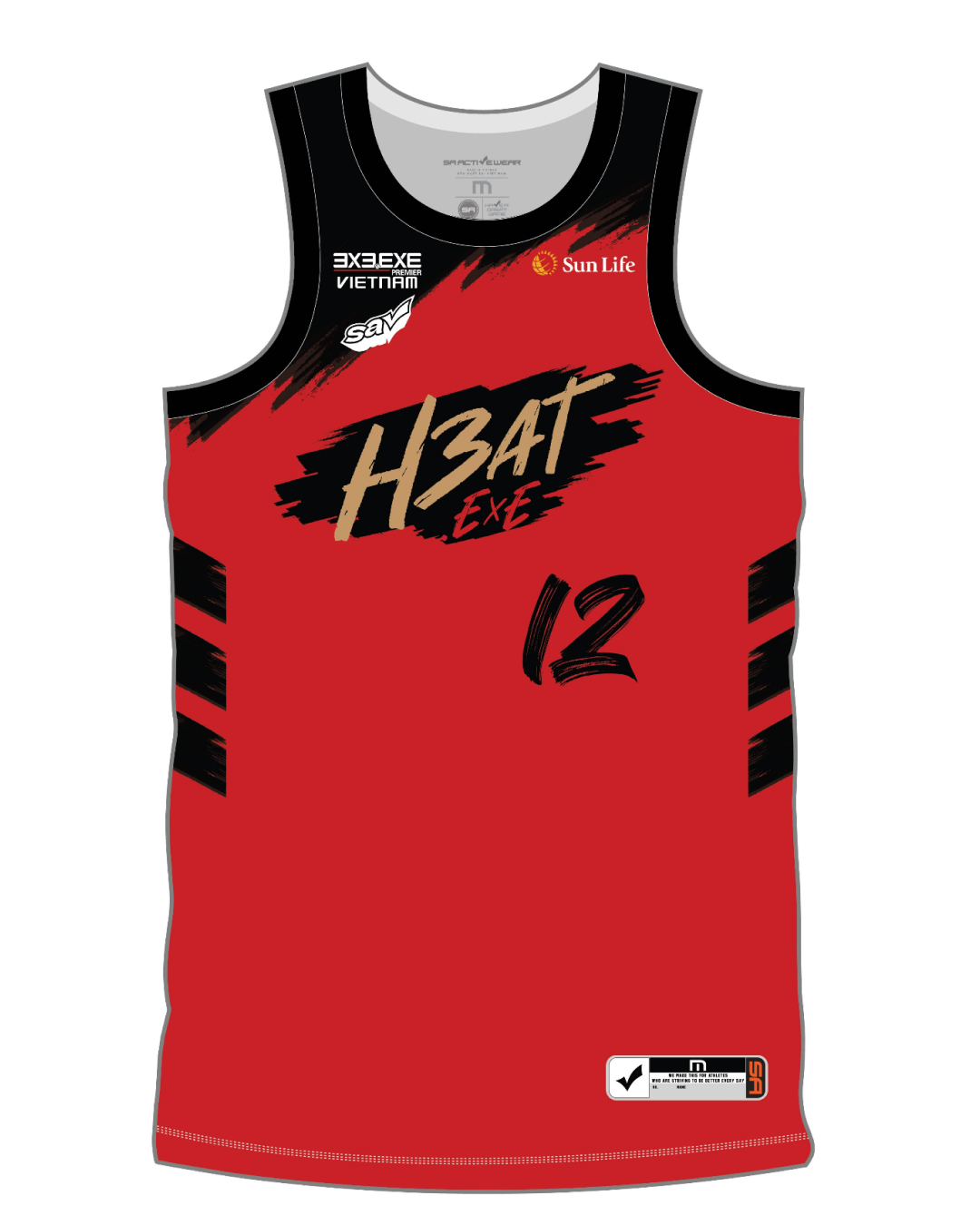  3x3.EXE PREMIER 2025 | Saigon Heat Fan Jersey Red 