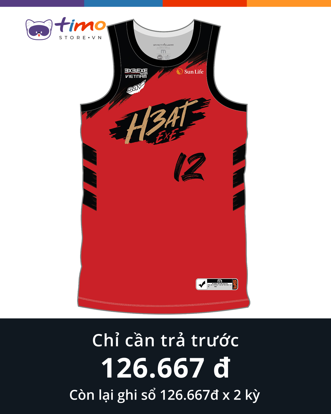  3x3.EXE PREMIER 2025 | Saigon Heat Fan Jersey Red 